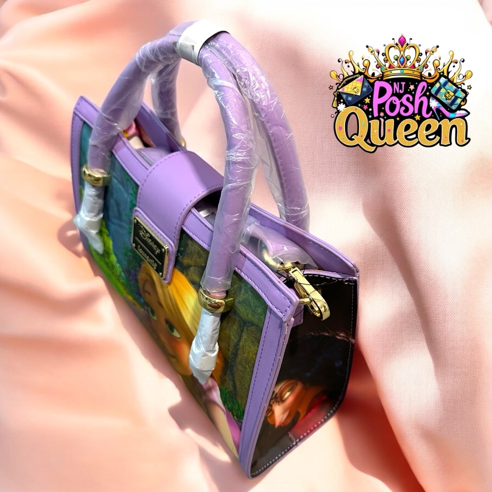 Loungefly Disney Rapunzel Princess Scene Crossbody Bag - Picture 3 of 14